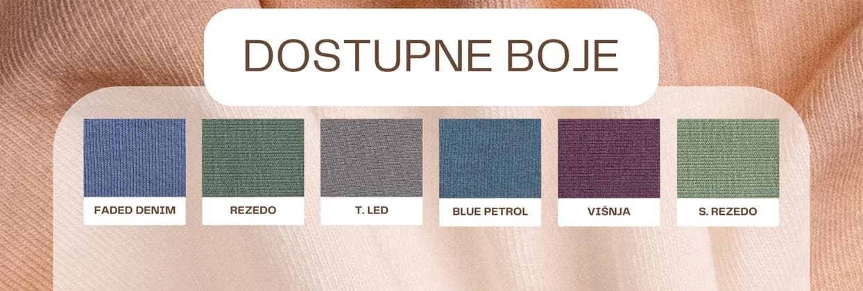 Dostupne boje za materijal FUL LIKRA 36/1, deo 2