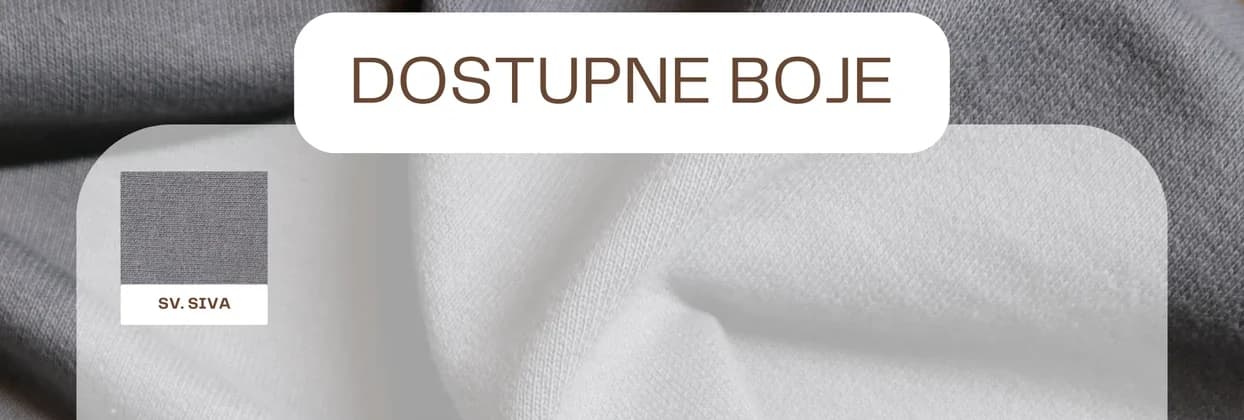 Dostupne boje za materijal FUTER NE RAUHOVANI 300 GR.