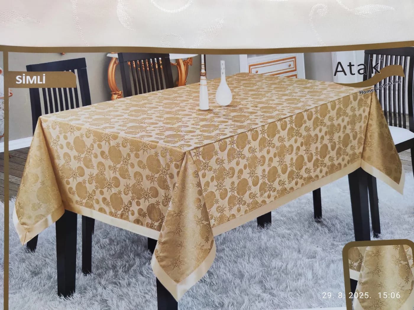Tkanina Stolnjak damast, krupni kadar, prikaz 1 od 2